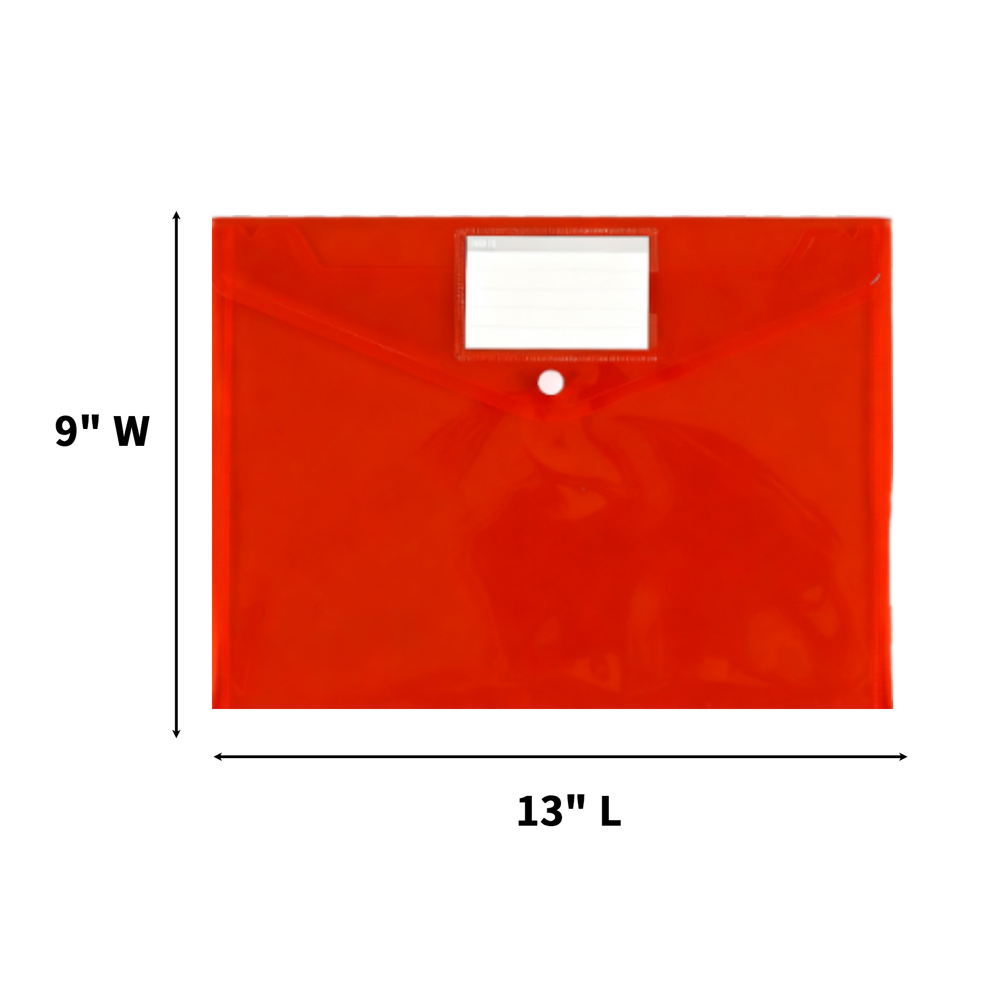 Waterproof A4 Poly Document Pouch 13 x 9" 2