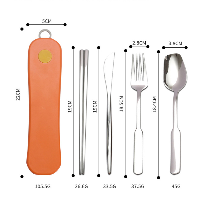 Stainless Steel Flatware Set with Case 2