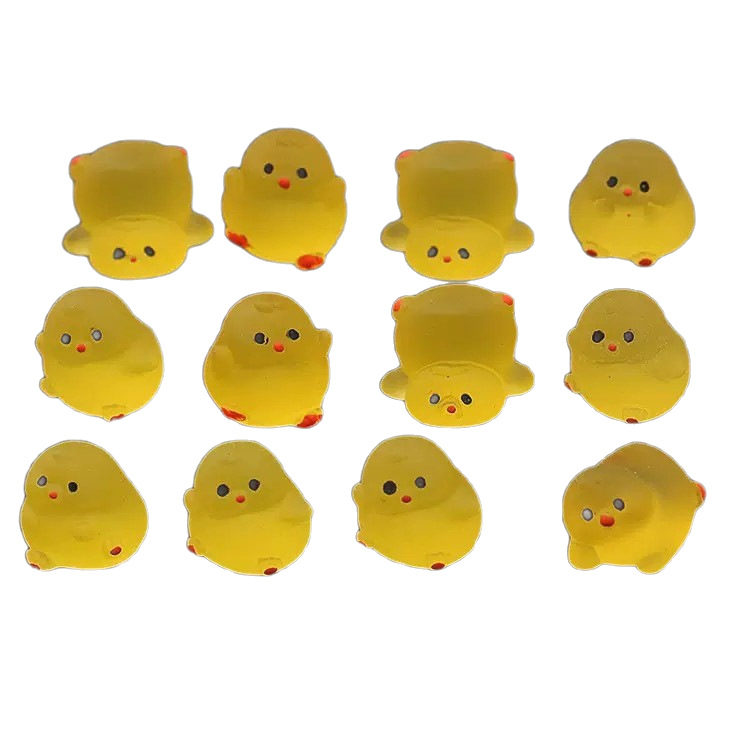 Glow-in-the-Dark Yellow Chubby Chicken Trendy Toy 4