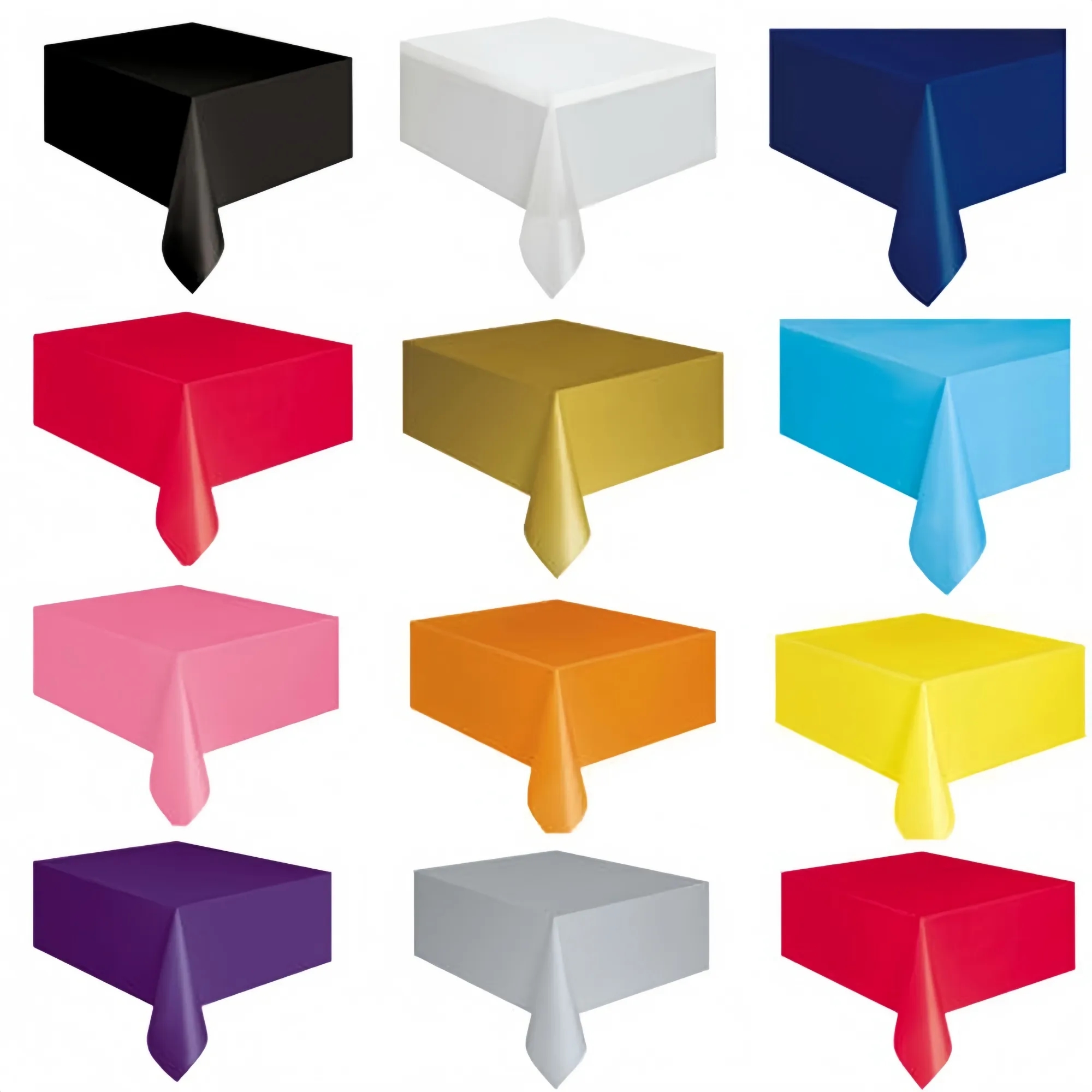 Disposable Solid-Color PEVA Thickened Enlarged Tablecloth 27