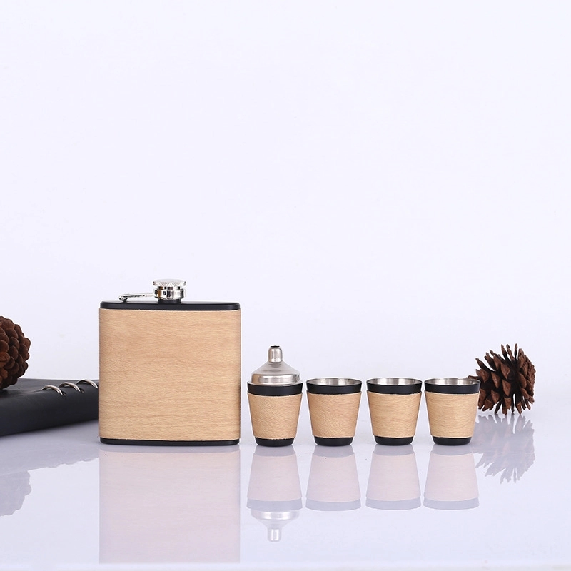 6 oz Stainless Steel Liquor Flask Gift Set 5