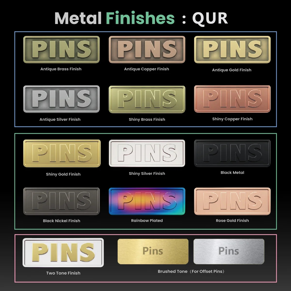 1 1/4" Die Struck Antique Pin 3