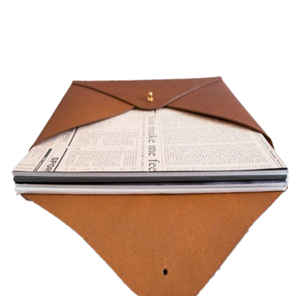 Leather Flip Cover Document Bag Envelope Case 2
