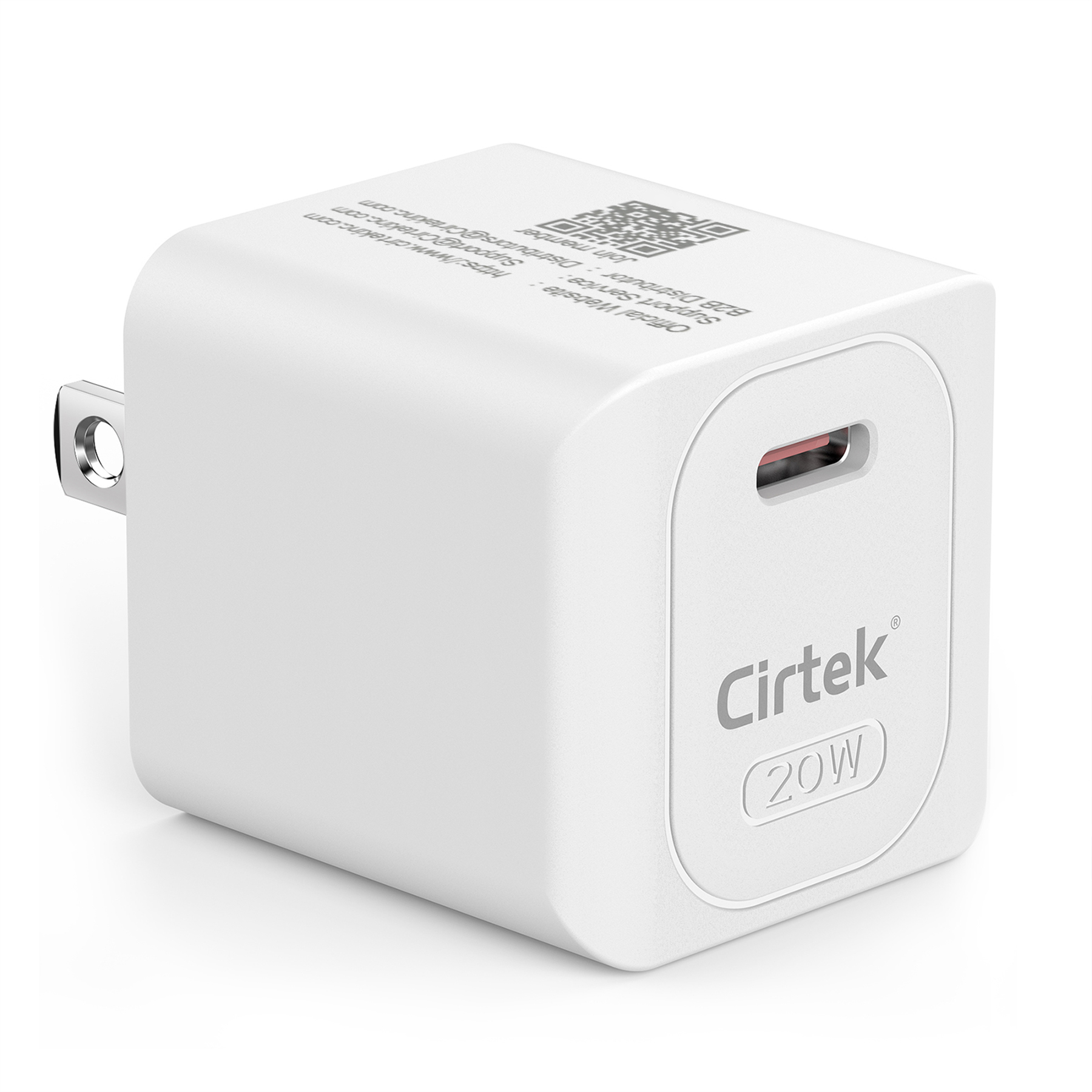 Cirtek® Portable 20W Wall Charger 3