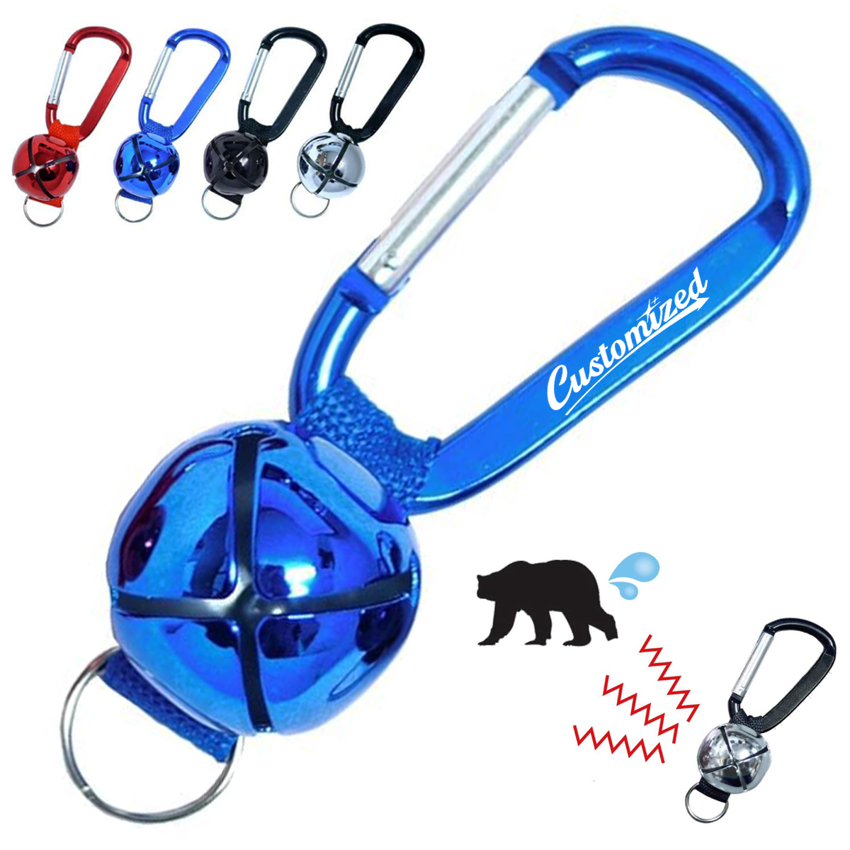 Portable Pet Waste Bag Holder with Carabiner Clip 1