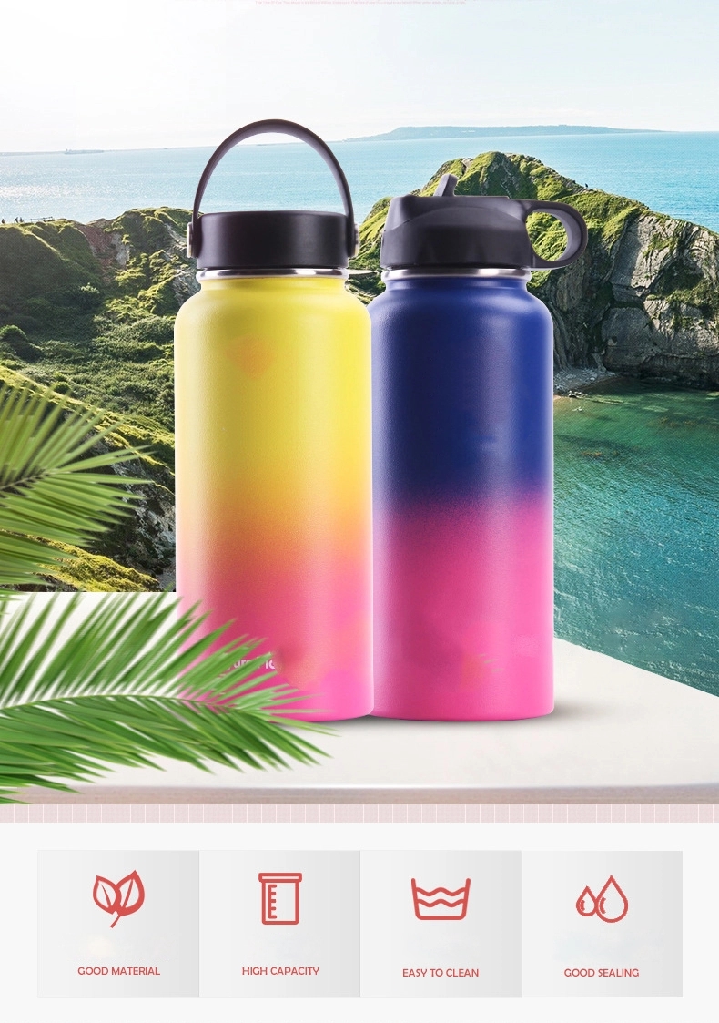 Hydro flask 32oz Outdoor Sports Stainless Steel Bottle, custom water bottle with logo imprint 10