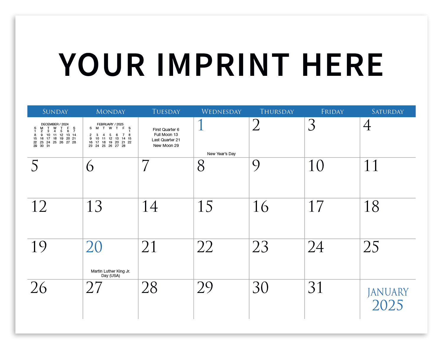 Triumph® Calendars Small Quantity Custom - Stapled Calendar 34
