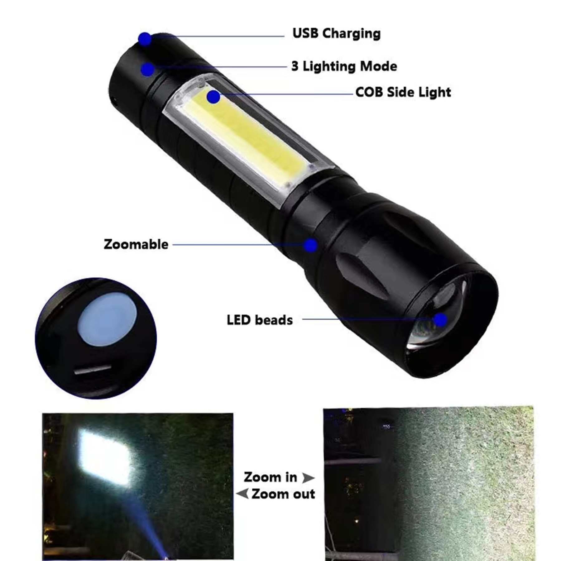 Clip LED Flashlight 3