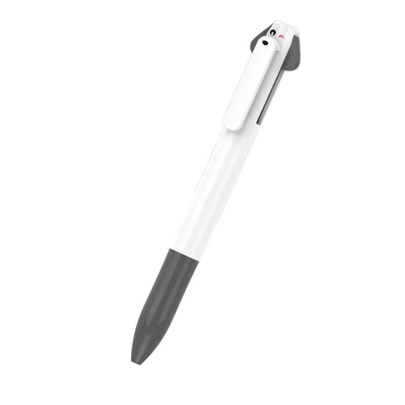 Cute Puppy Two-color Plastic Stretchable Ballpoint Pen 4
