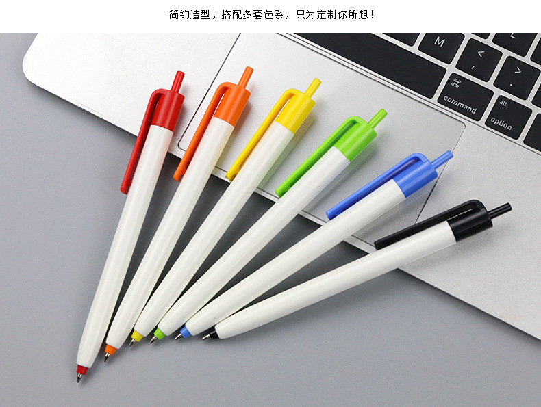 ABS Retractable Ballpoint Click Pens 5