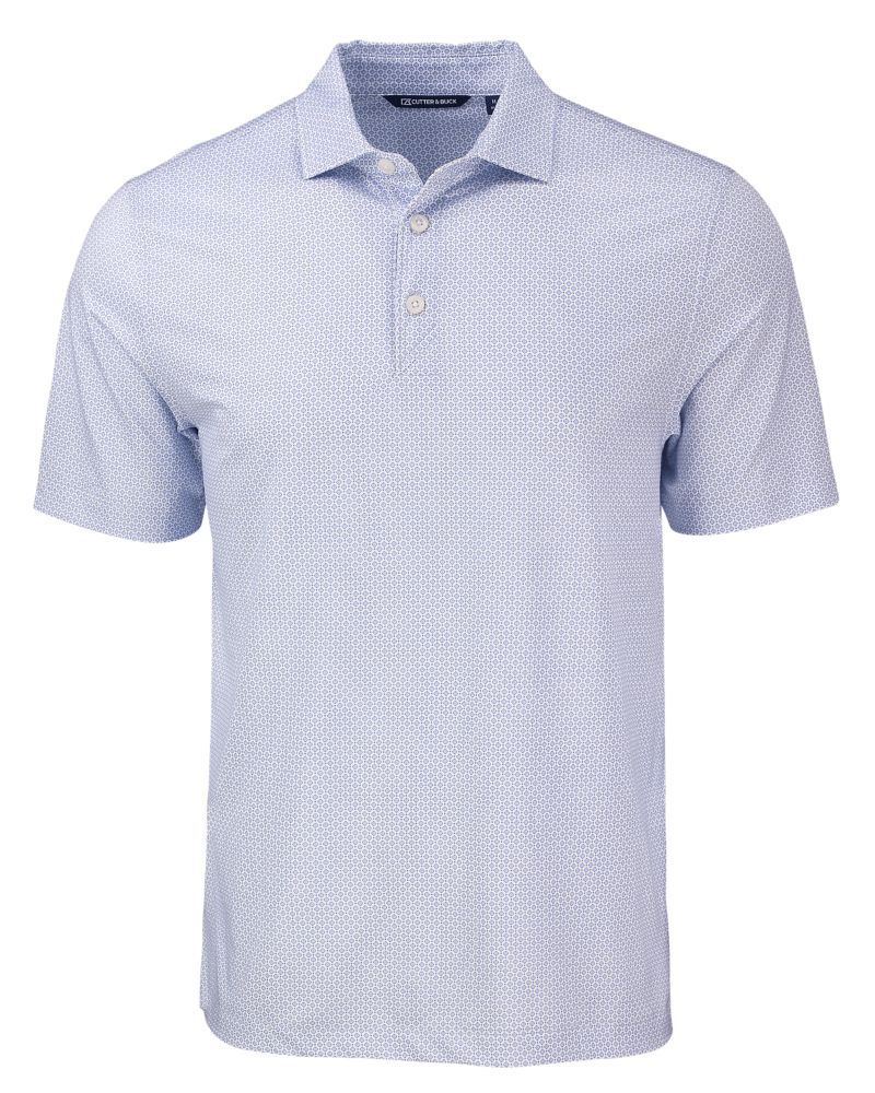 Cutter & Buck Pike Recycled Diamond Dot Print Mens Polo 67