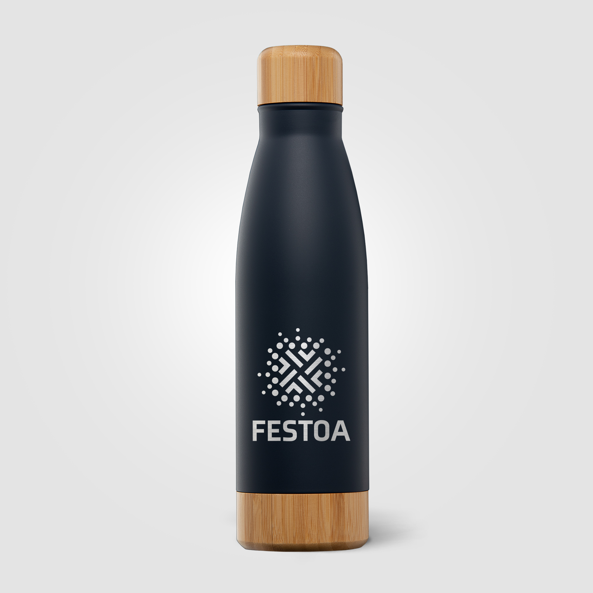 Ibiza Bamboo - 21 oz. Double-Wall Stainless Bottle 27
