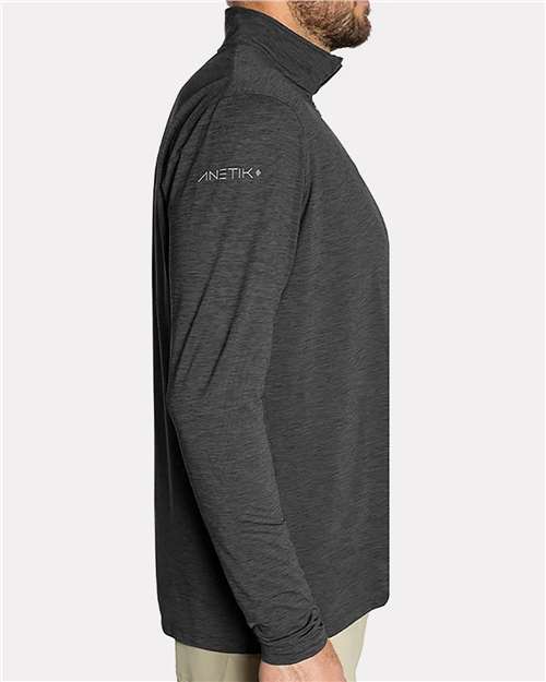 Men's Low Pro Quarter-Zip Pullover - MVQTRL9, custom hoodie or sweatshirt with logo imprint 17