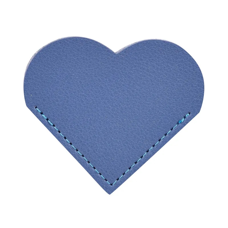 PU Leather Bookmark Heart Shaped 1