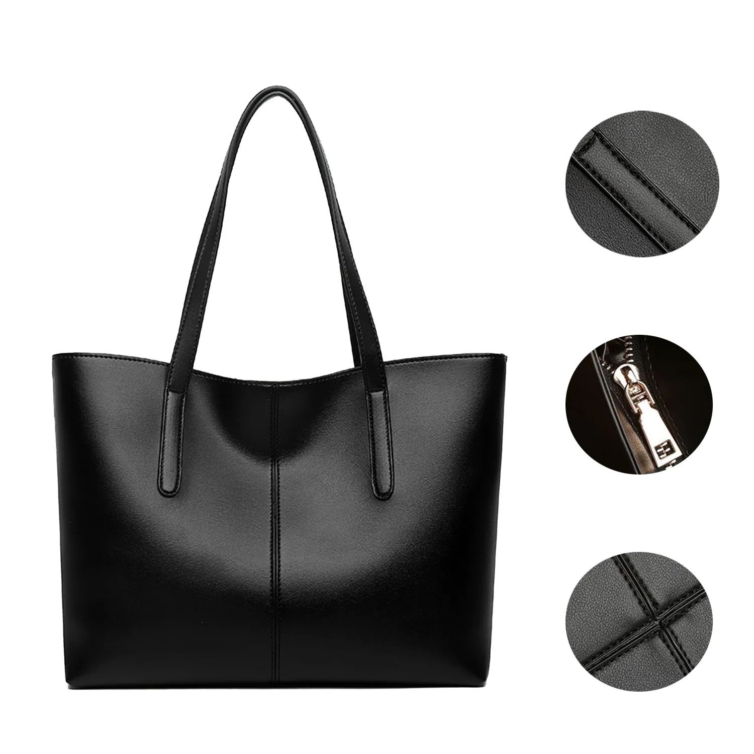 Retro shoulder large volum handbag for women 2