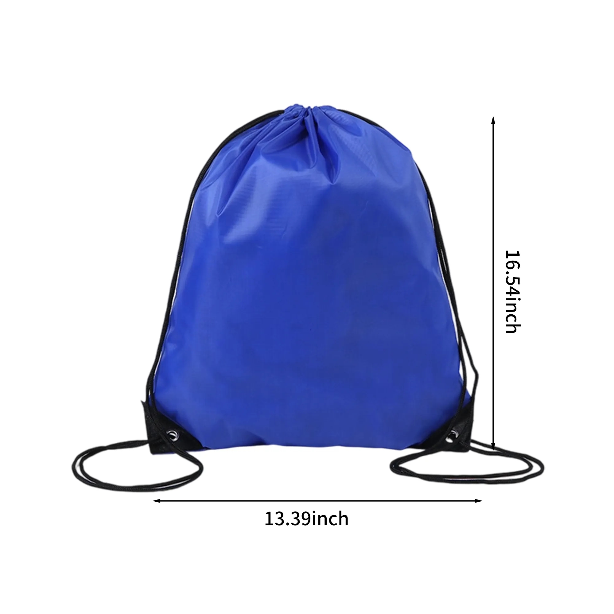 Reinforced Polyester Drawstring Backpack 13x17 18
