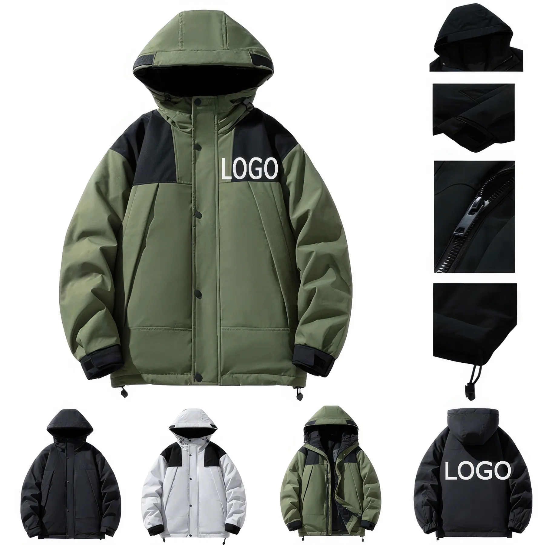 Outdoor Down Jackets White Duck Down Casual Coats 2