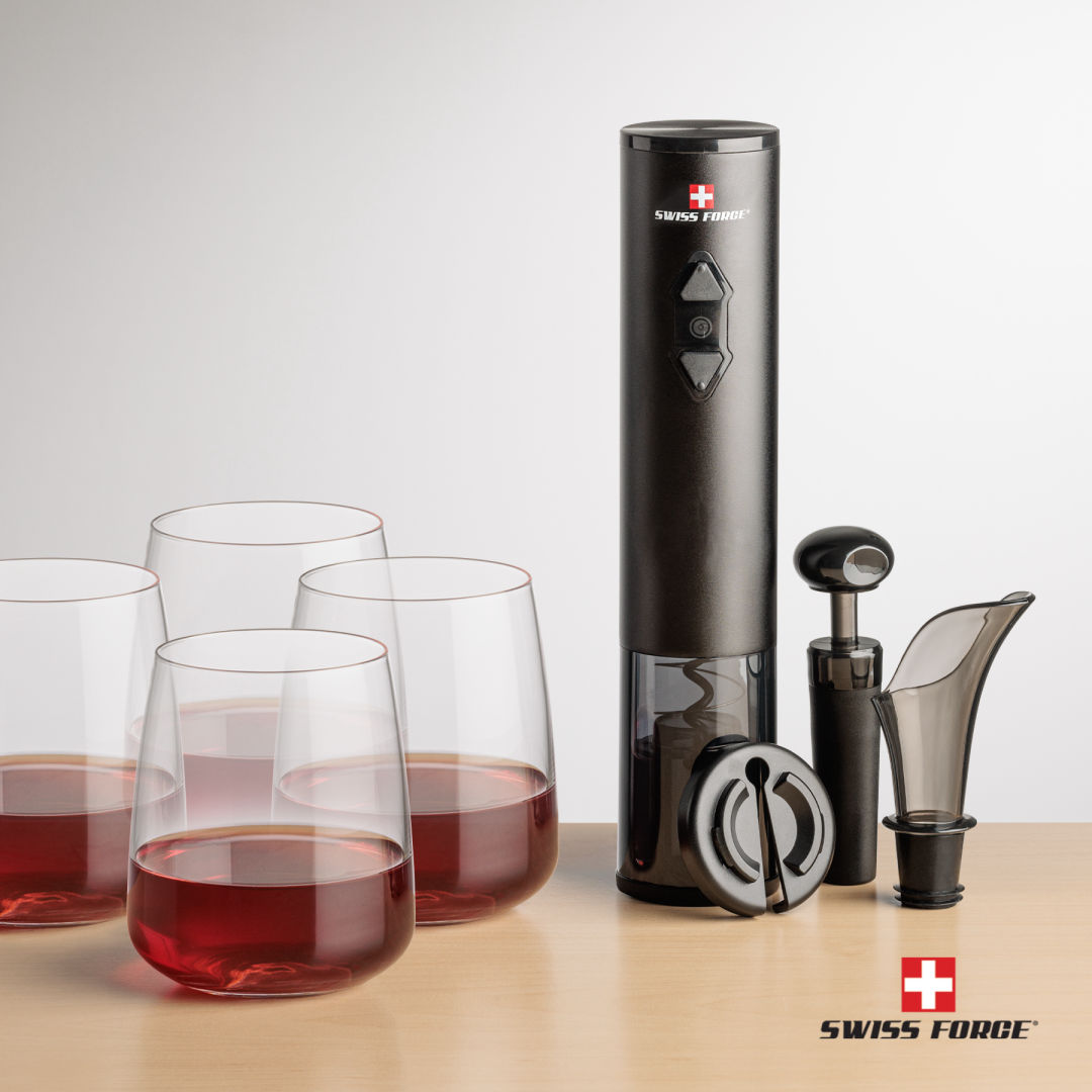 Swiss Force® Opener Set & Dunhill Stemless Wine 3