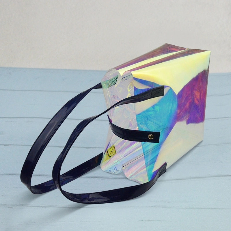 TPU Outdoor Shopping Waterproof Tote Handbag & Shoulder Bag 4