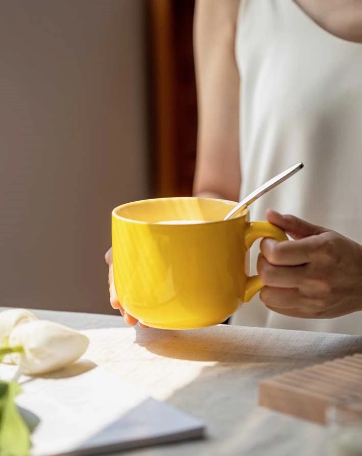 Large-Capacity Thickened Heat-resistant Ceramic Handle Mug 5