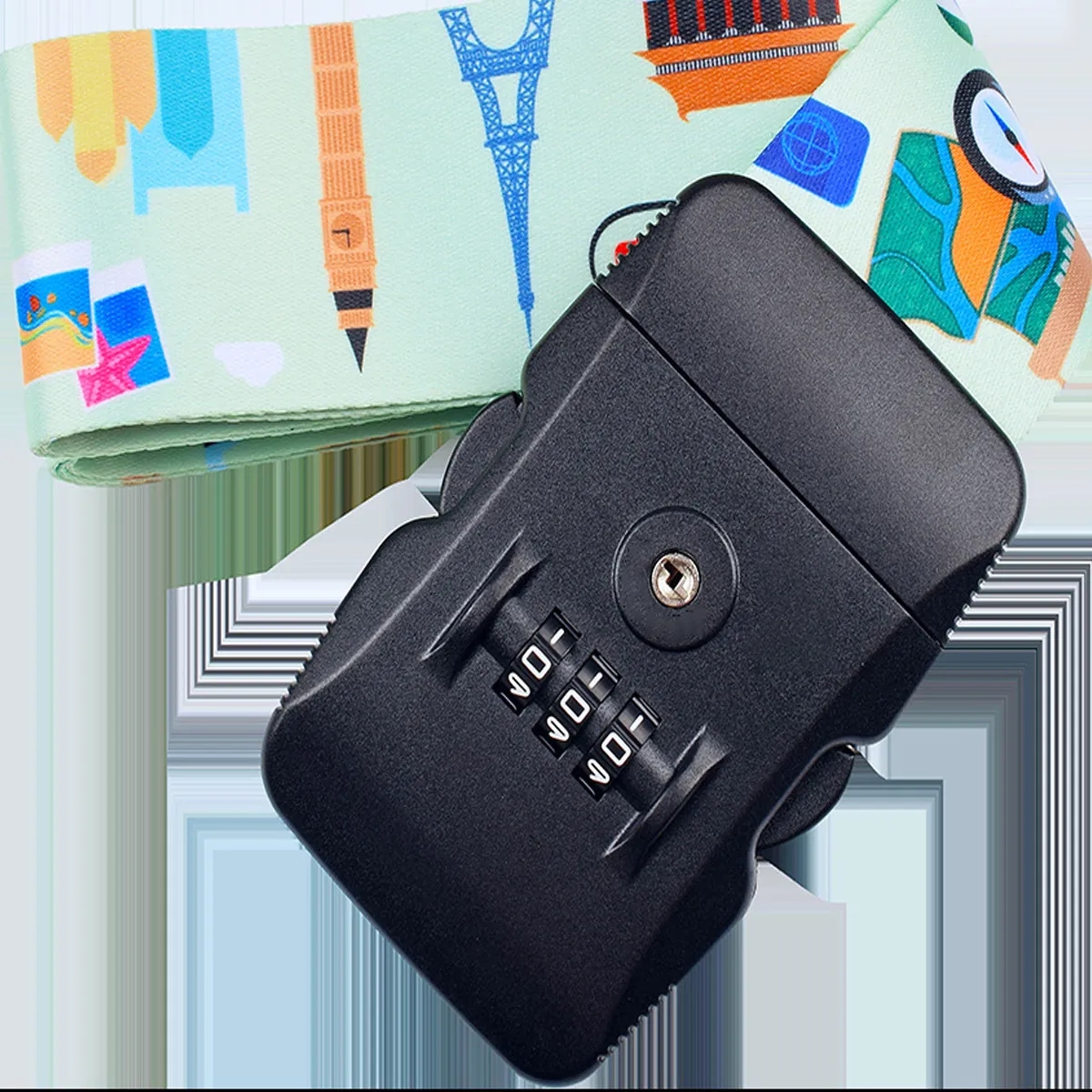 TSA Approved Polyster Luggage Strap With Password Lock 2