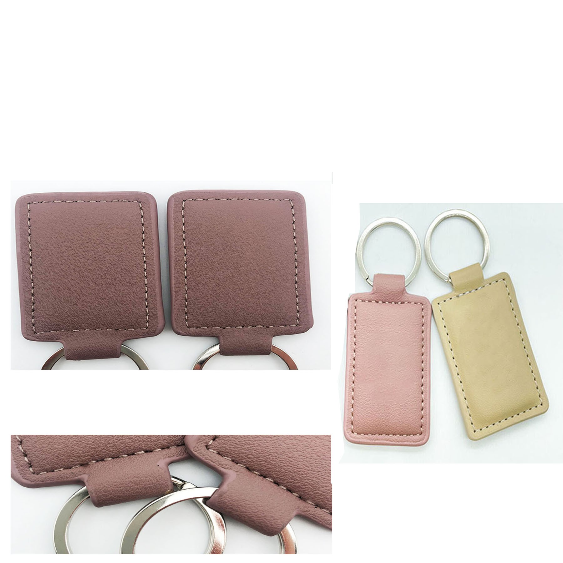 Cowhide Leather Keychain 2