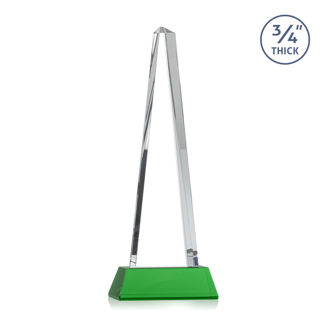 Majestic Tower Award on Newhaven Base - Green 3