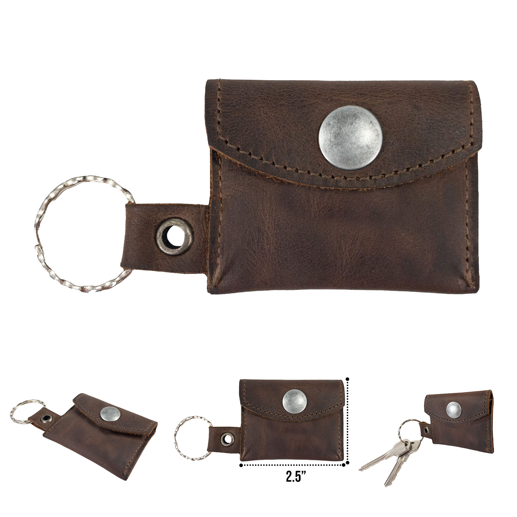 Leather Tiny Coin Holder 2