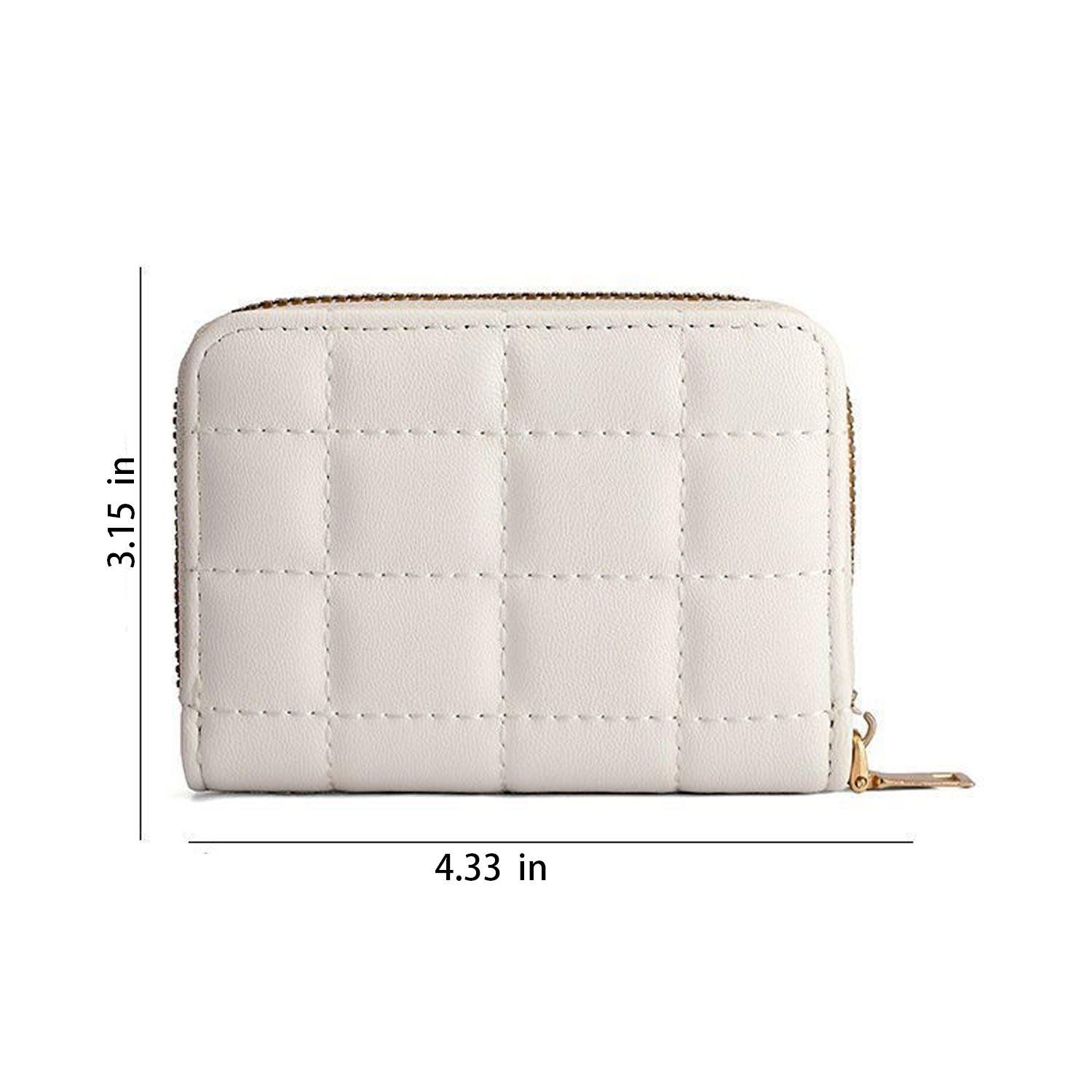 Mini Multi-Slot Wallet W/ Zipper Closure 2
