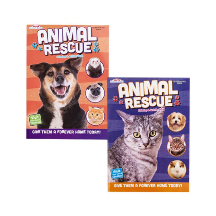 Animal Rescue Coloring & Activity Books - Dogs & Cats 2