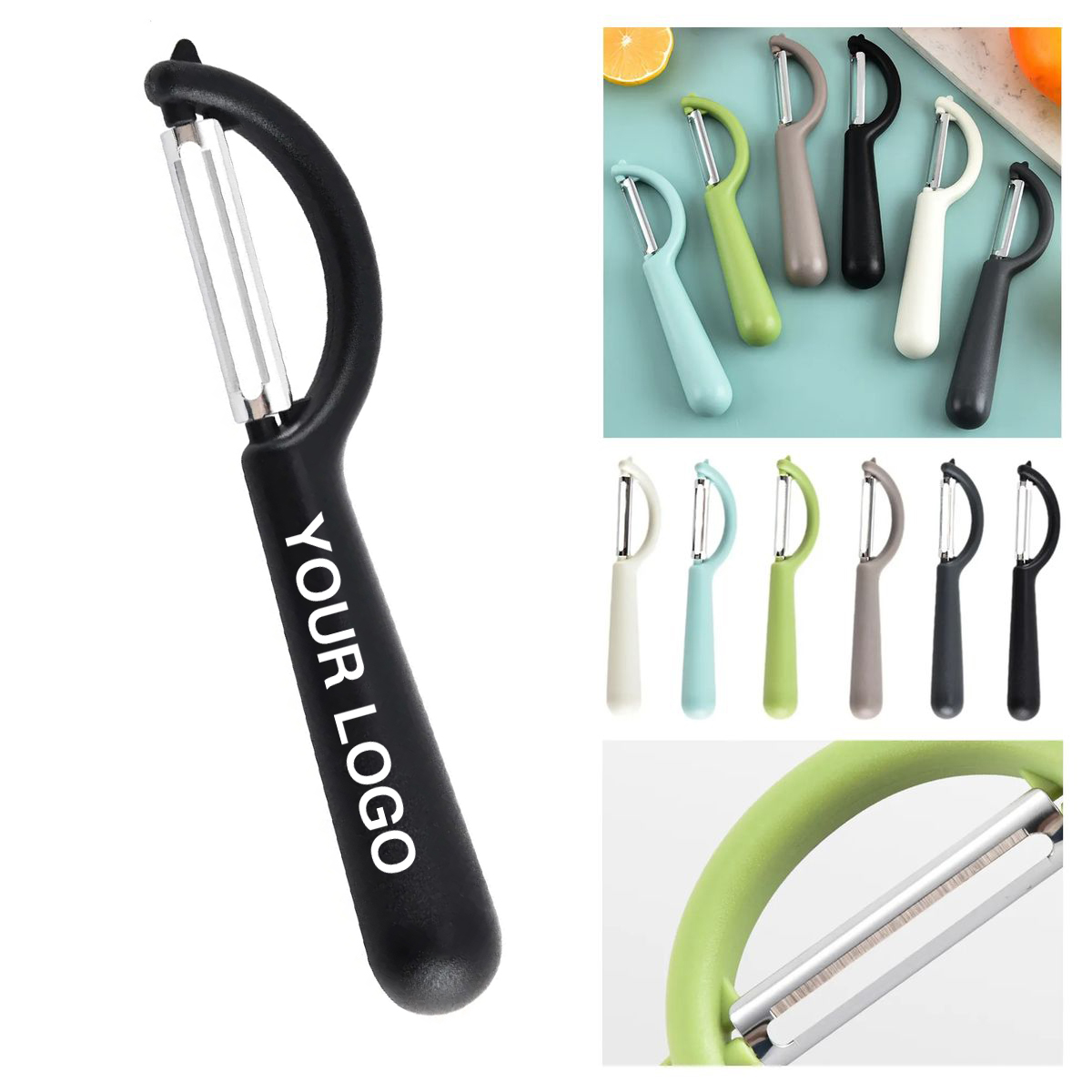 Stainless Steel Peeler with Comfort Grip Handle 3