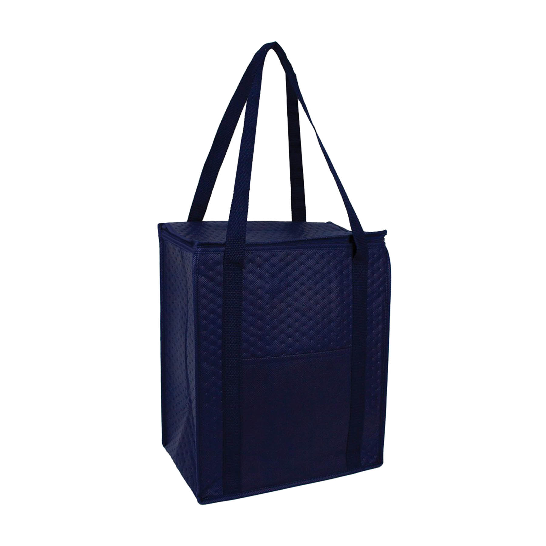 90+GSM Non-Woven Glacier Jumbo Insulated Zipper Tote 11
