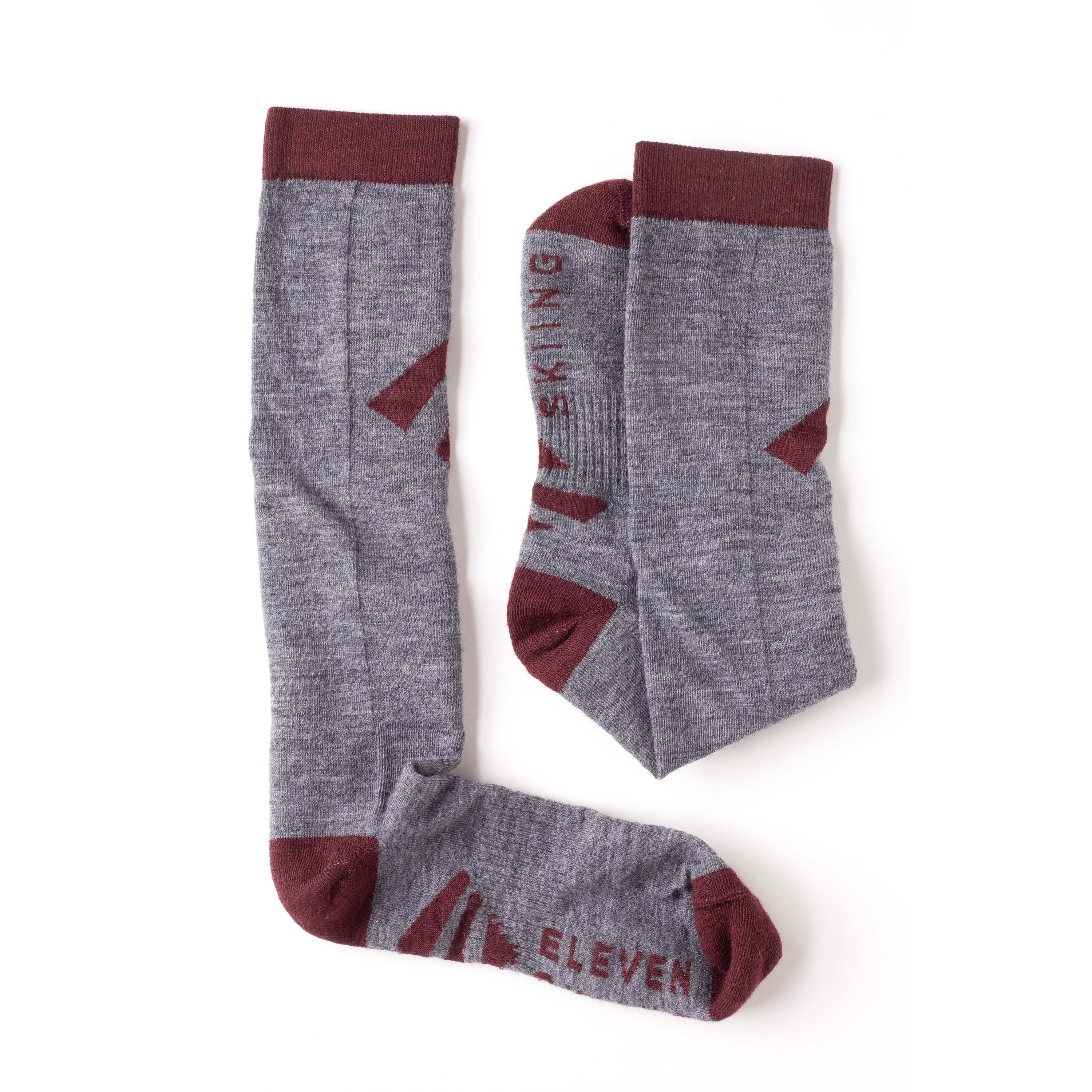 Over the Calf Skiing Socks - Slope-Dominating Warmth and Comfort - American Made 1