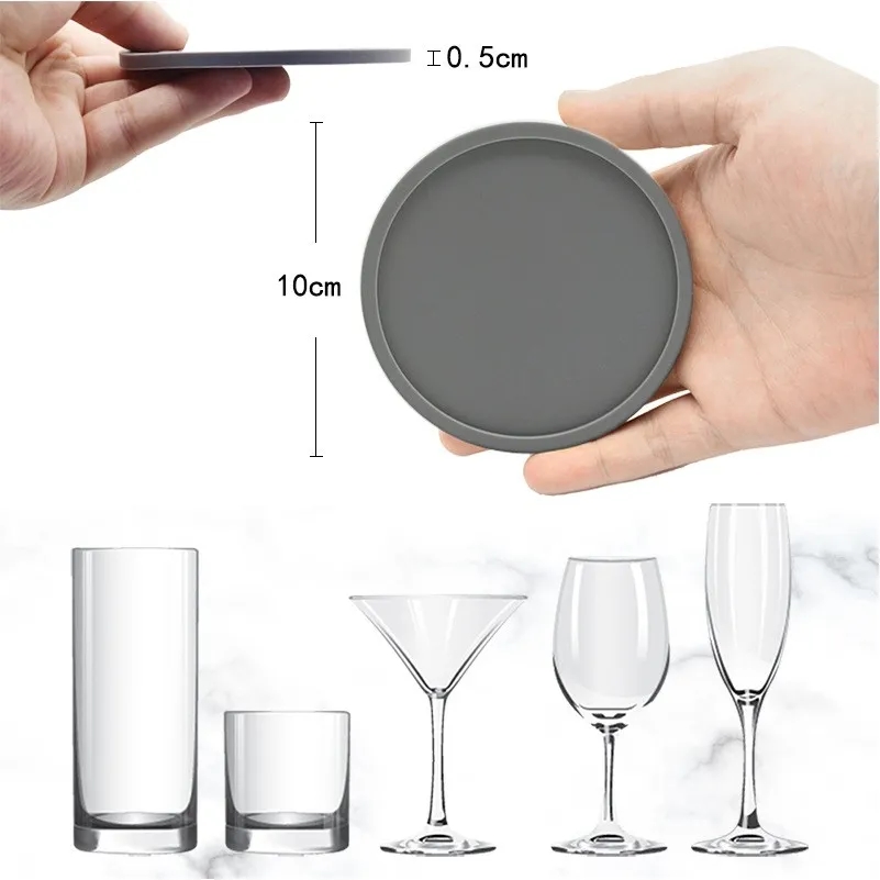 Custom Round Silicone Coaster 4
