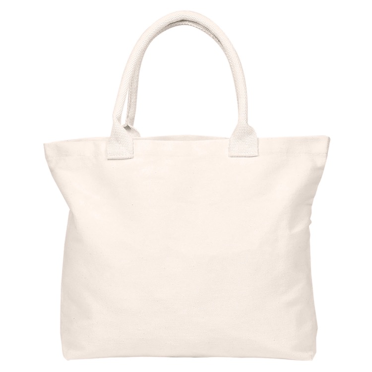 Calico Shopper no Gusset, custom tote bag with logo imprint 3