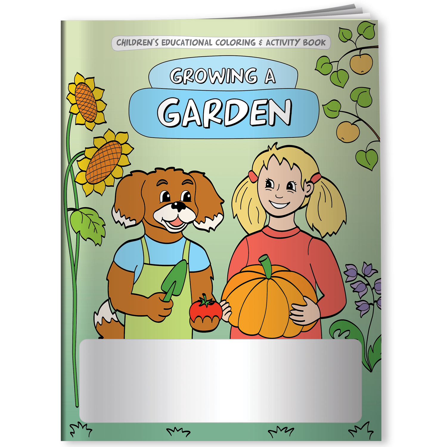 Combo Pack - CB1021 Coloring Book & 4-Pack of Crayons (Imprinted) in a Poly Bag 5