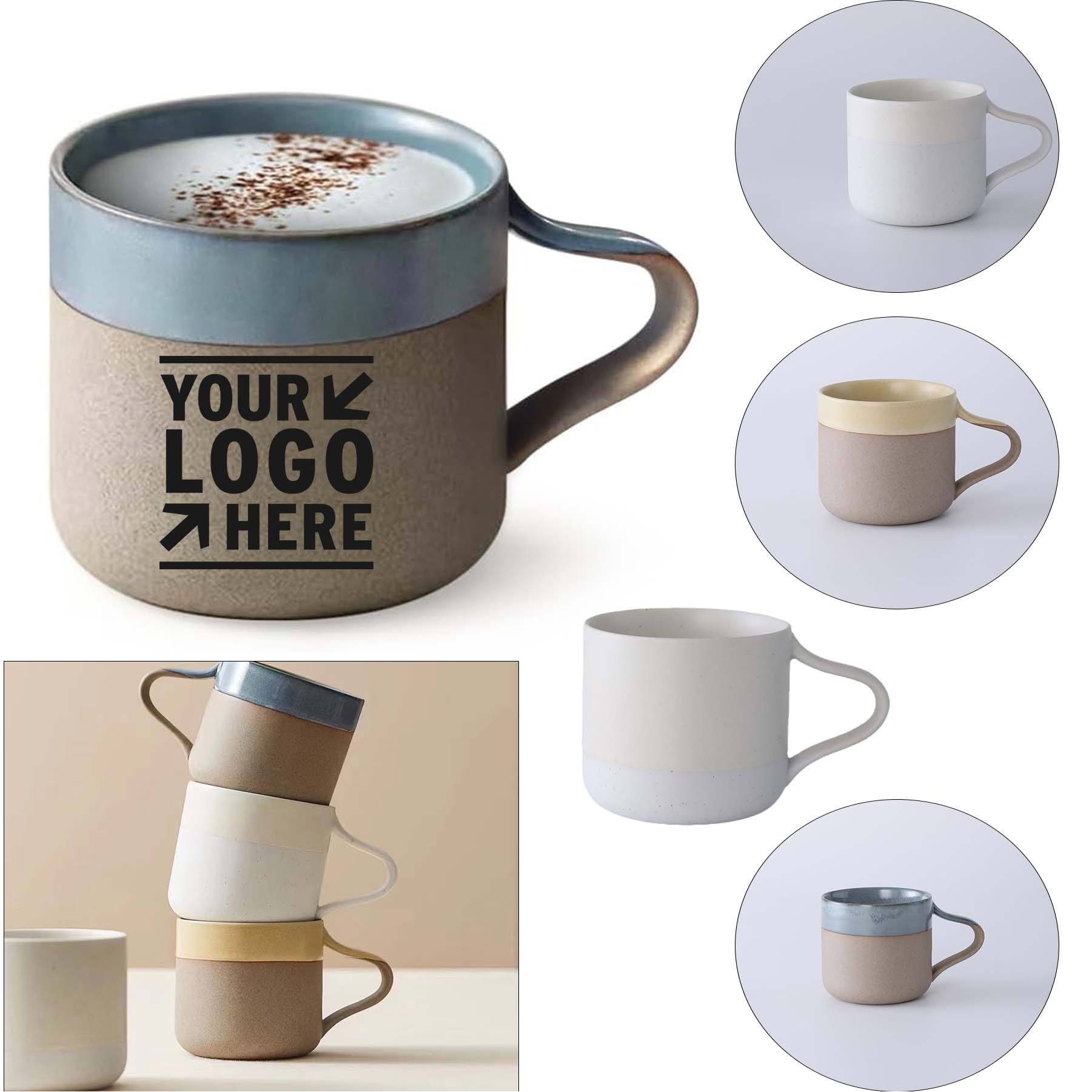 9OZ Ceramic Coffee Mug Japanese Style Kitchen Medium Shop Coffee Cup 2