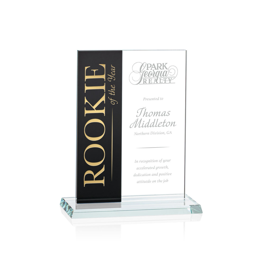 Composite Vertical Award - Black 9