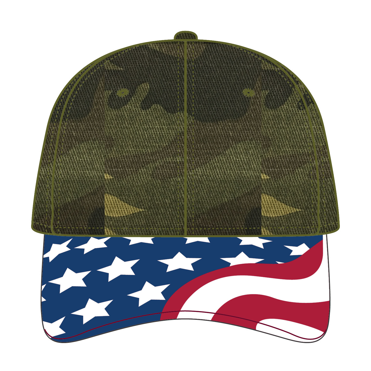 OTTO CAP® 6 Panel Low Profile Baseball Cap 12