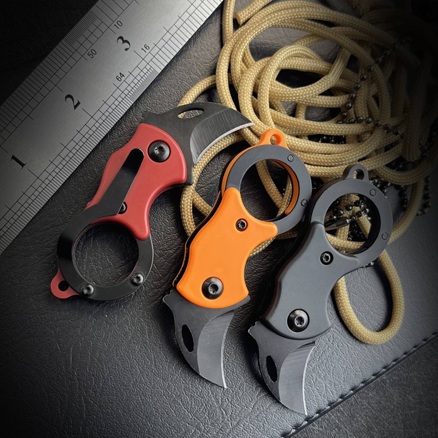 Camping Multifunctional Carabiner Folding Knife 4