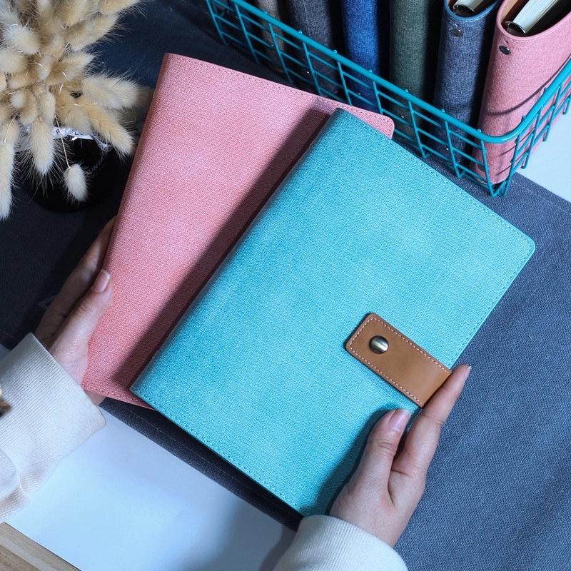 PU Leather A5/A6 Business Travel Journal Binder Notebook 24