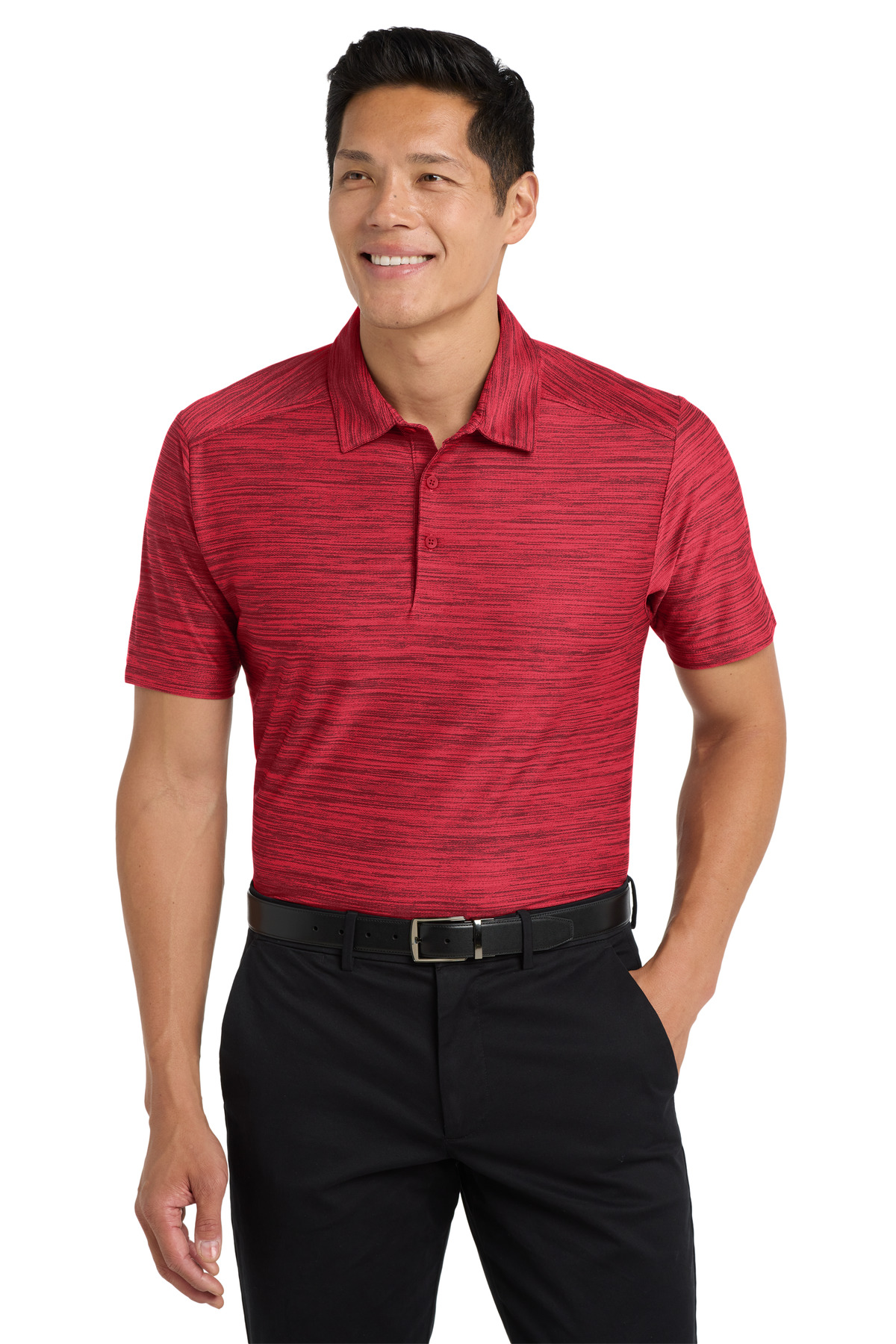 Port Authority Stretch Heather Polo K583 15