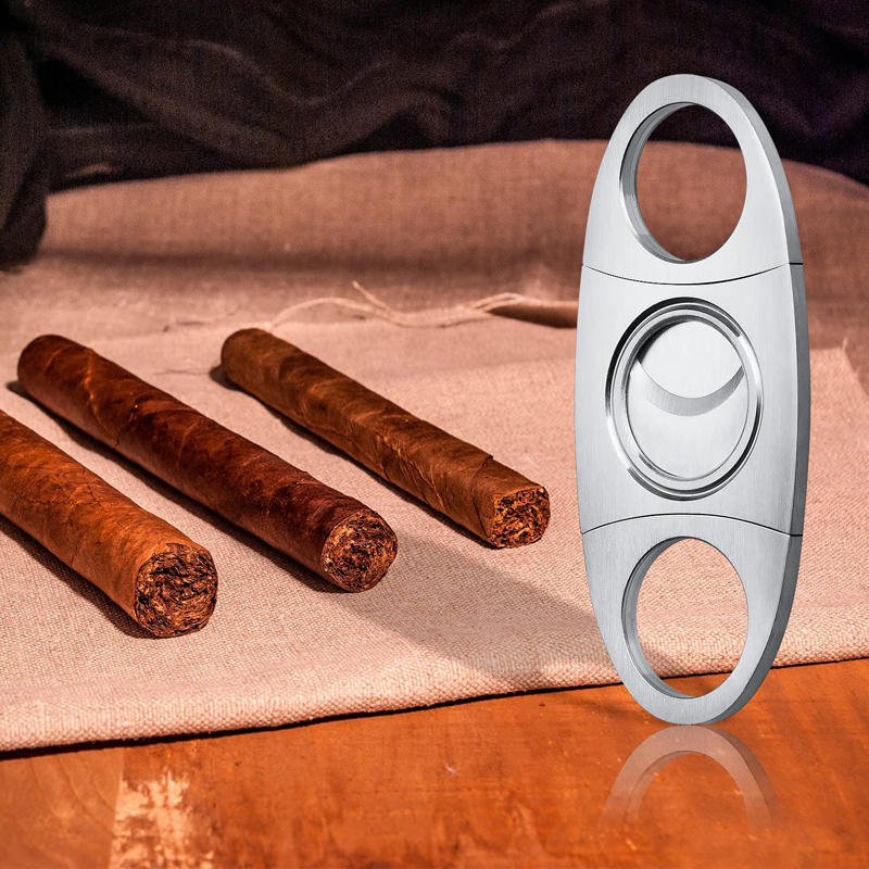 Stainless Steel Cigar Cutter Guillotine 14
