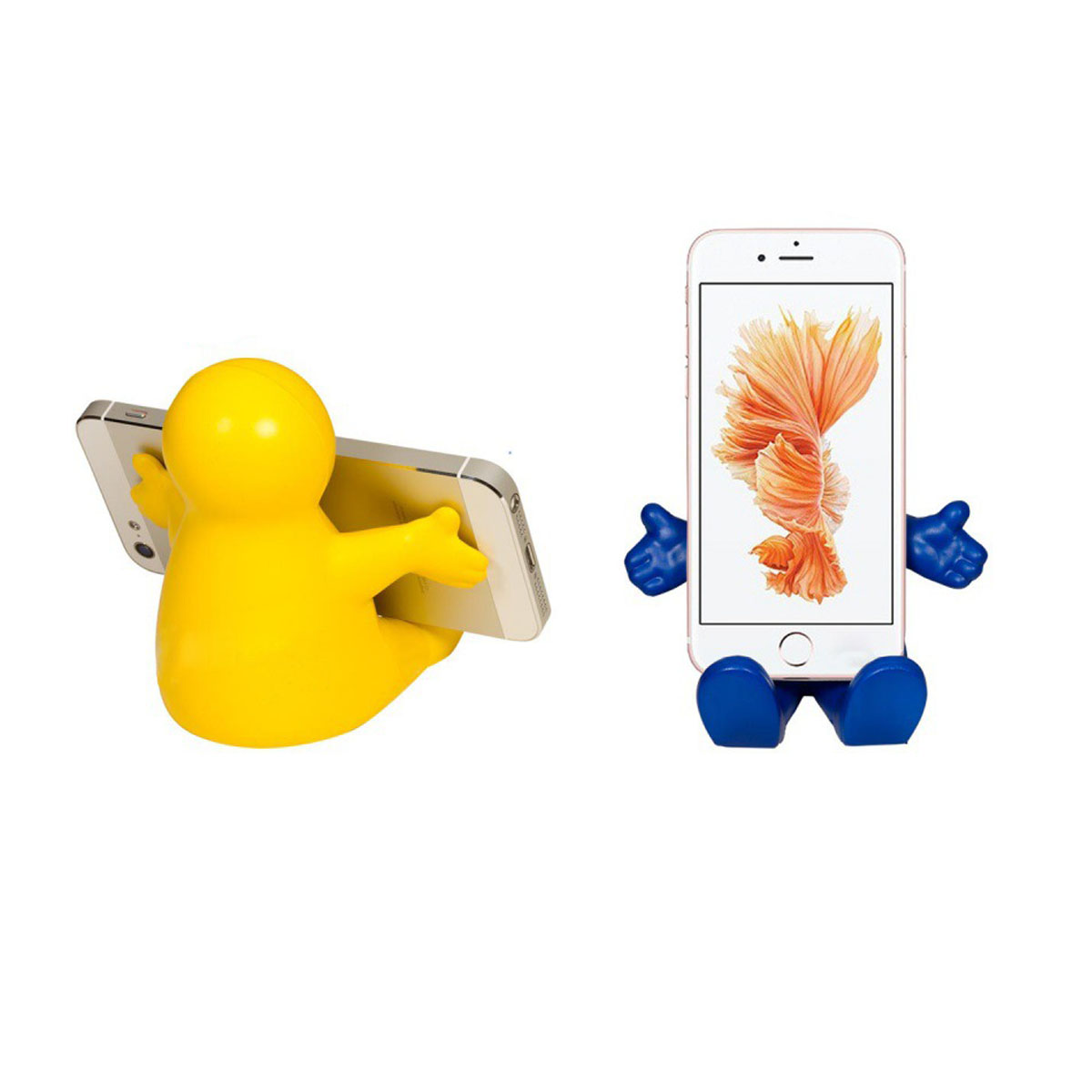 Fun Smile Face Squeezable Phone Holders 3