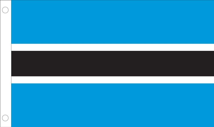 Botswana Flag - 3' x 5' - Nylon 2