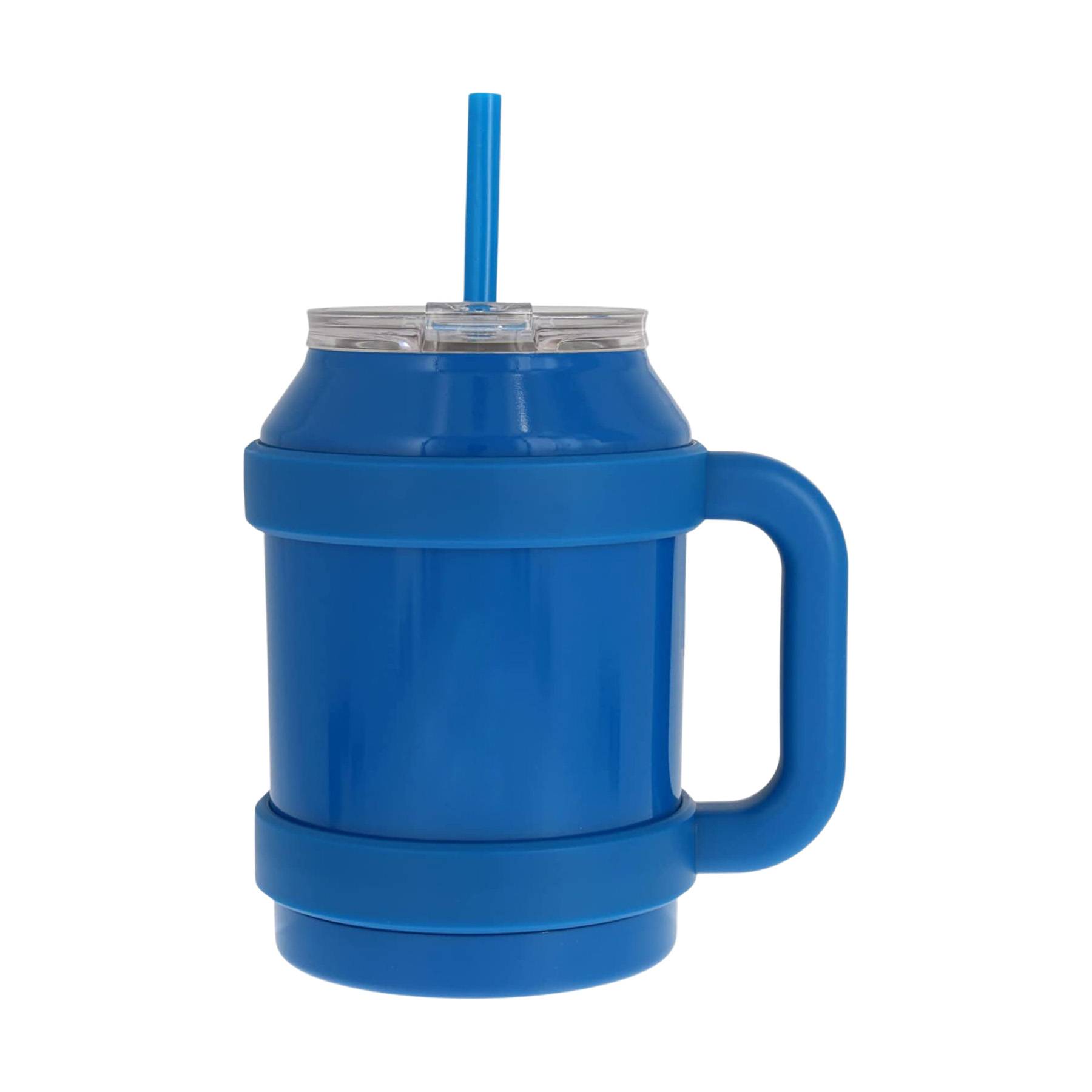 50oz Stainless Steel Mug Tumbler with Handle and Straw 7