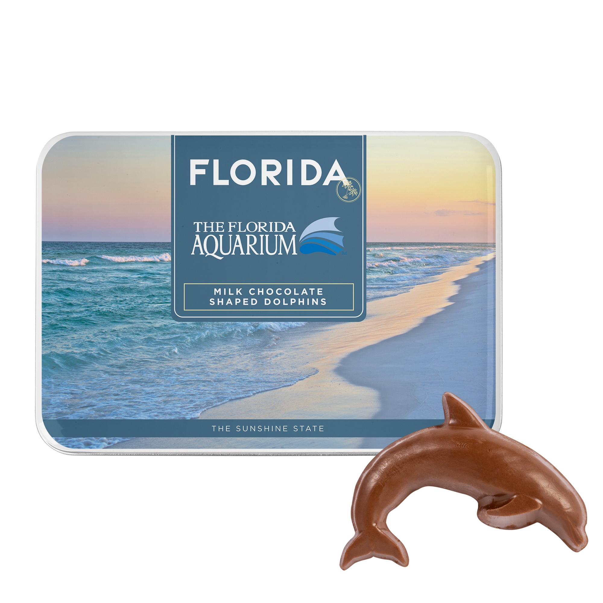Gift Tin with Dolphin Shaped Chocolates 4