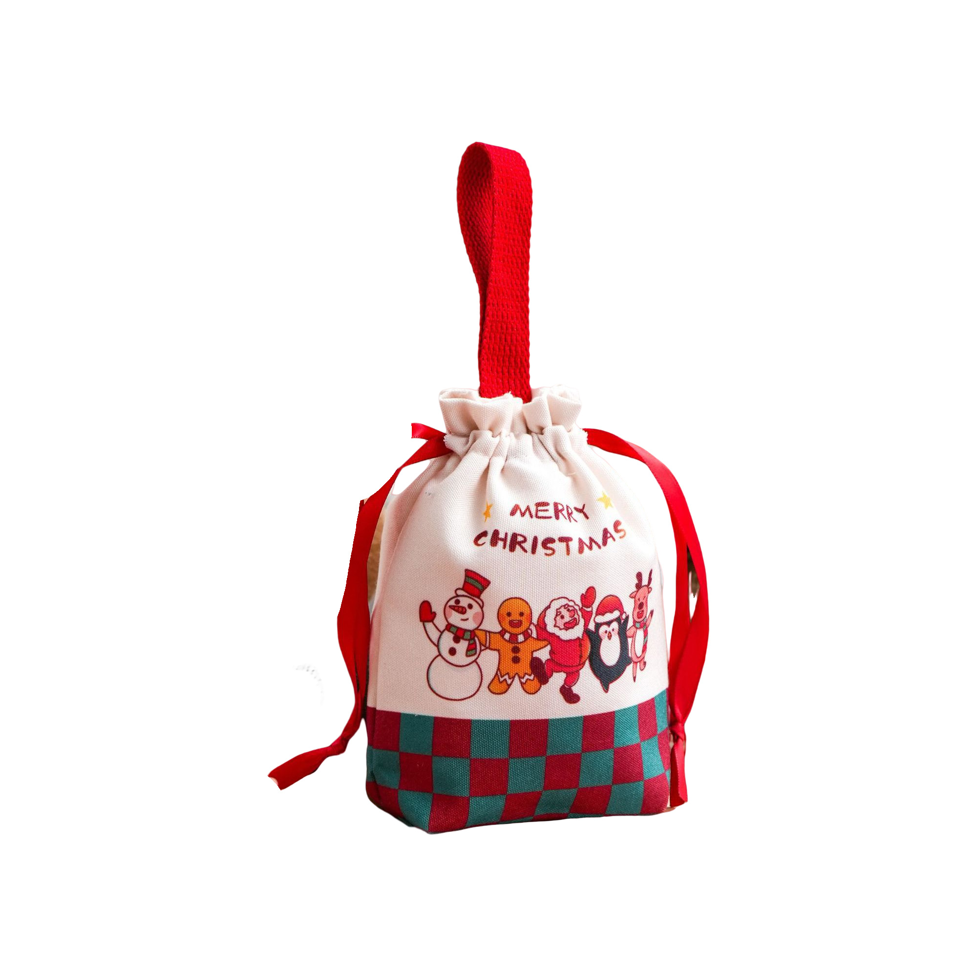 Christmas Gift Drawstring Canvas Bag 3