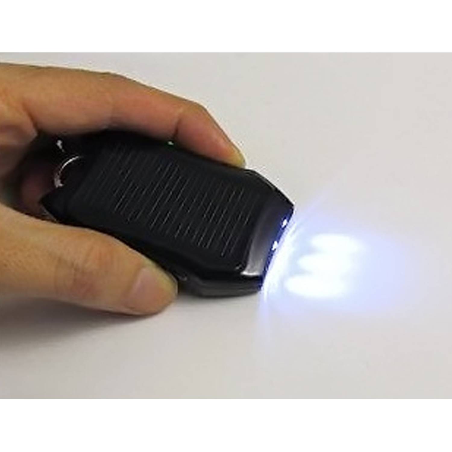 Mini Solar Power Bank w/ Keychain 4