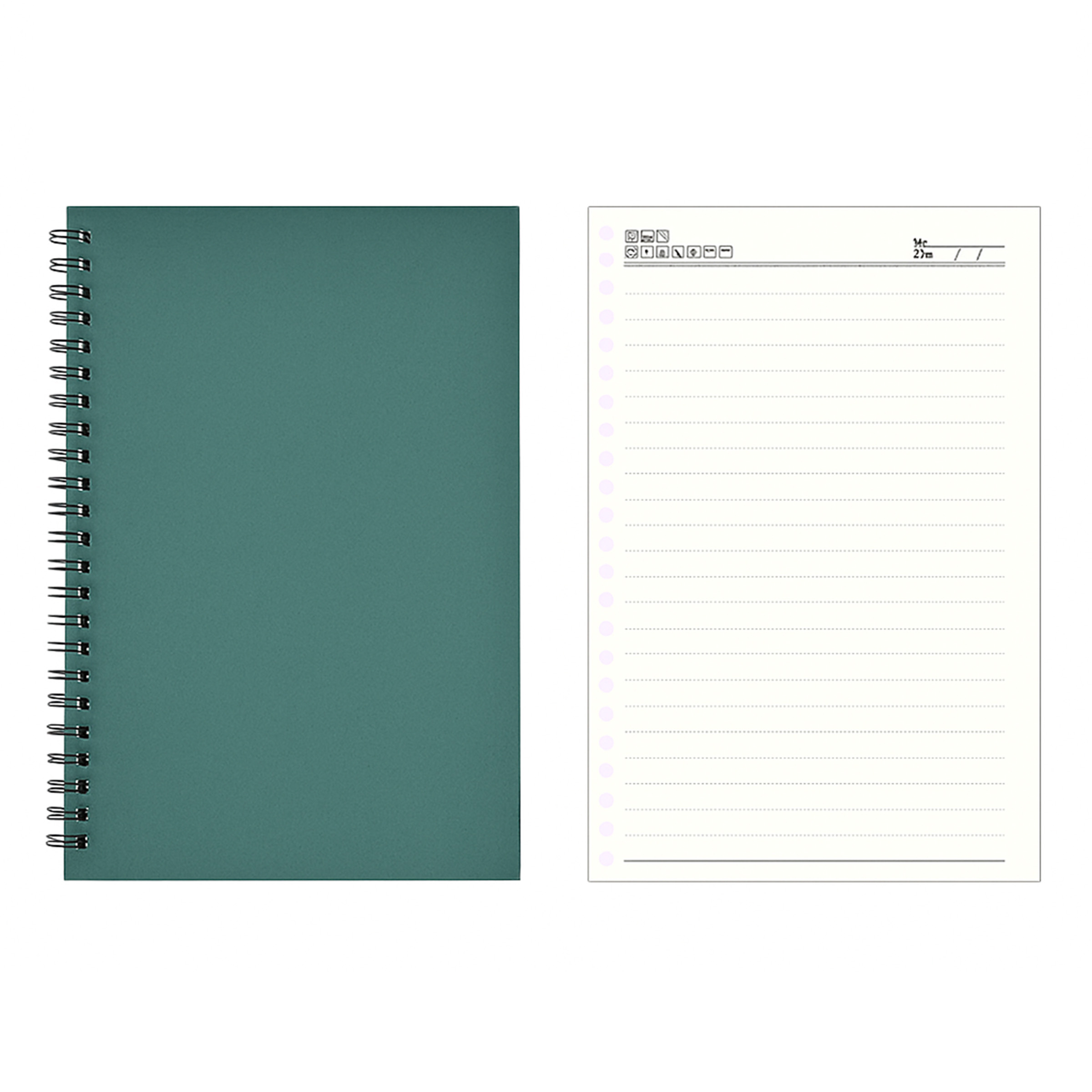 Spiral Notebook With Lined Pages 3
